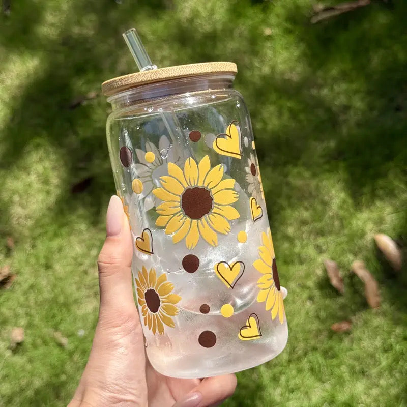 Large Clear Cup Yellow