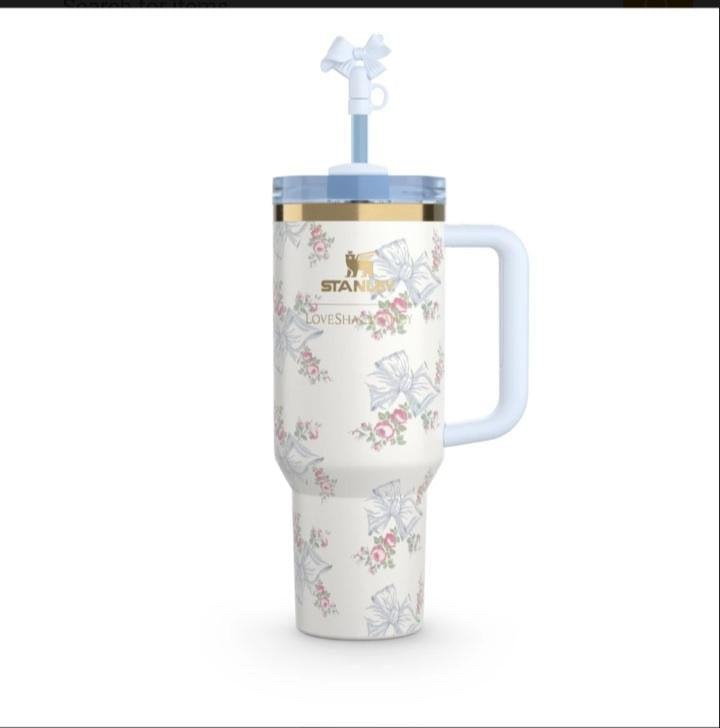 Stanley x Floral Bow Tumbler – 40oz