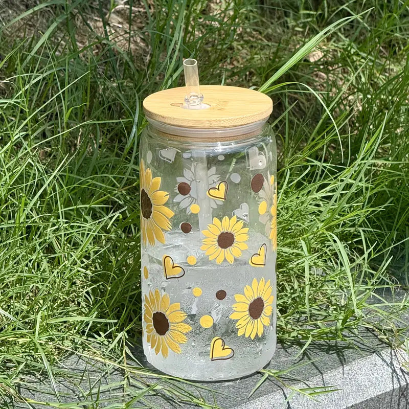 Large Clear Cup Yellow