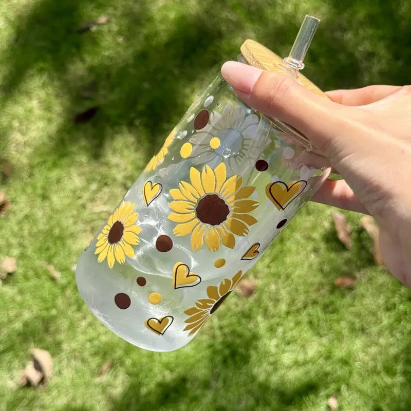 Large Clear Cup Yellow