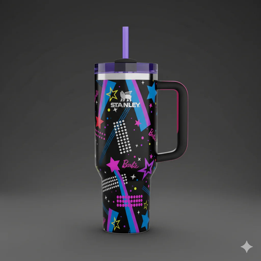 The barbie™ x Stanley - '80s Rockers Quencher 40 oz