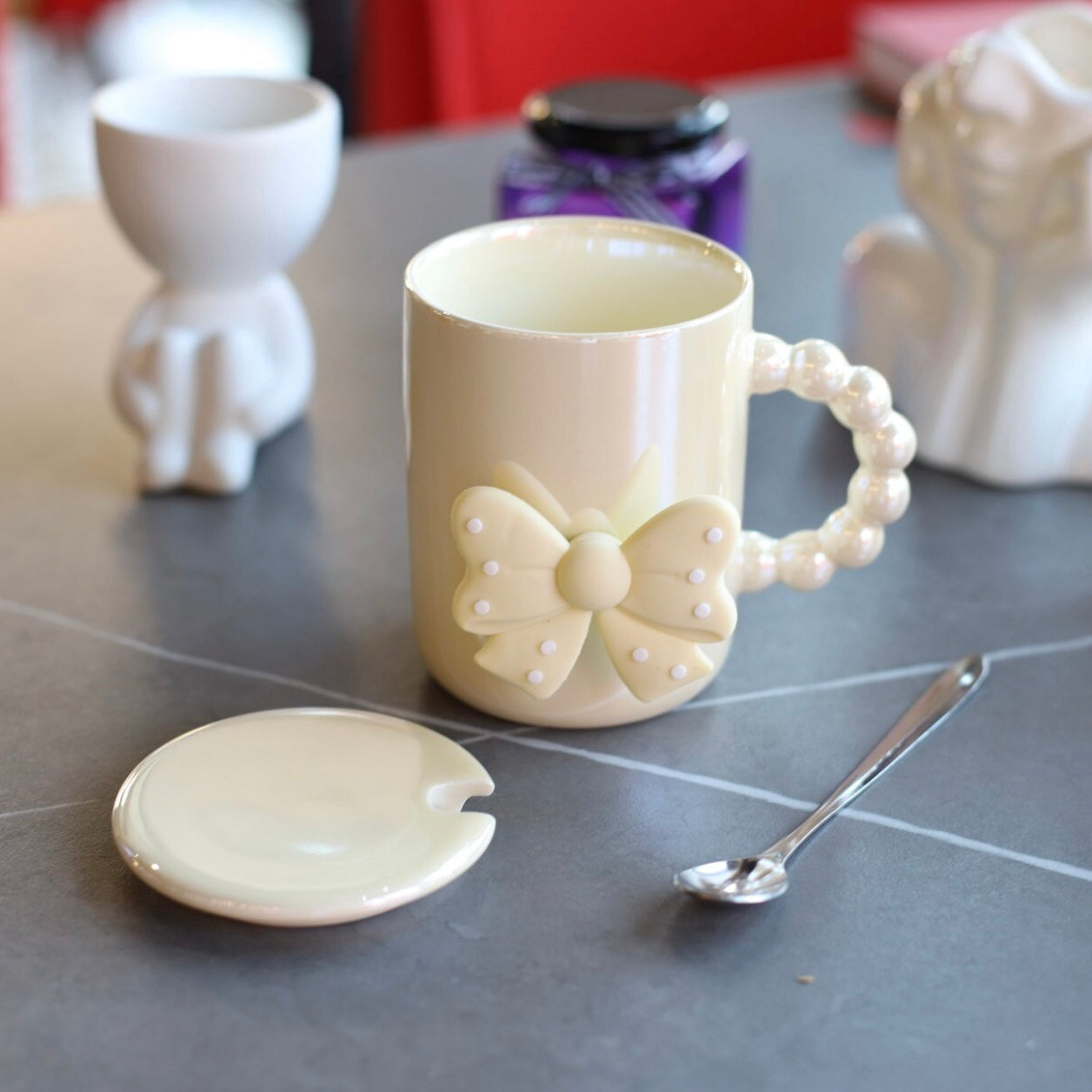 ceramic cup for coffee and tea