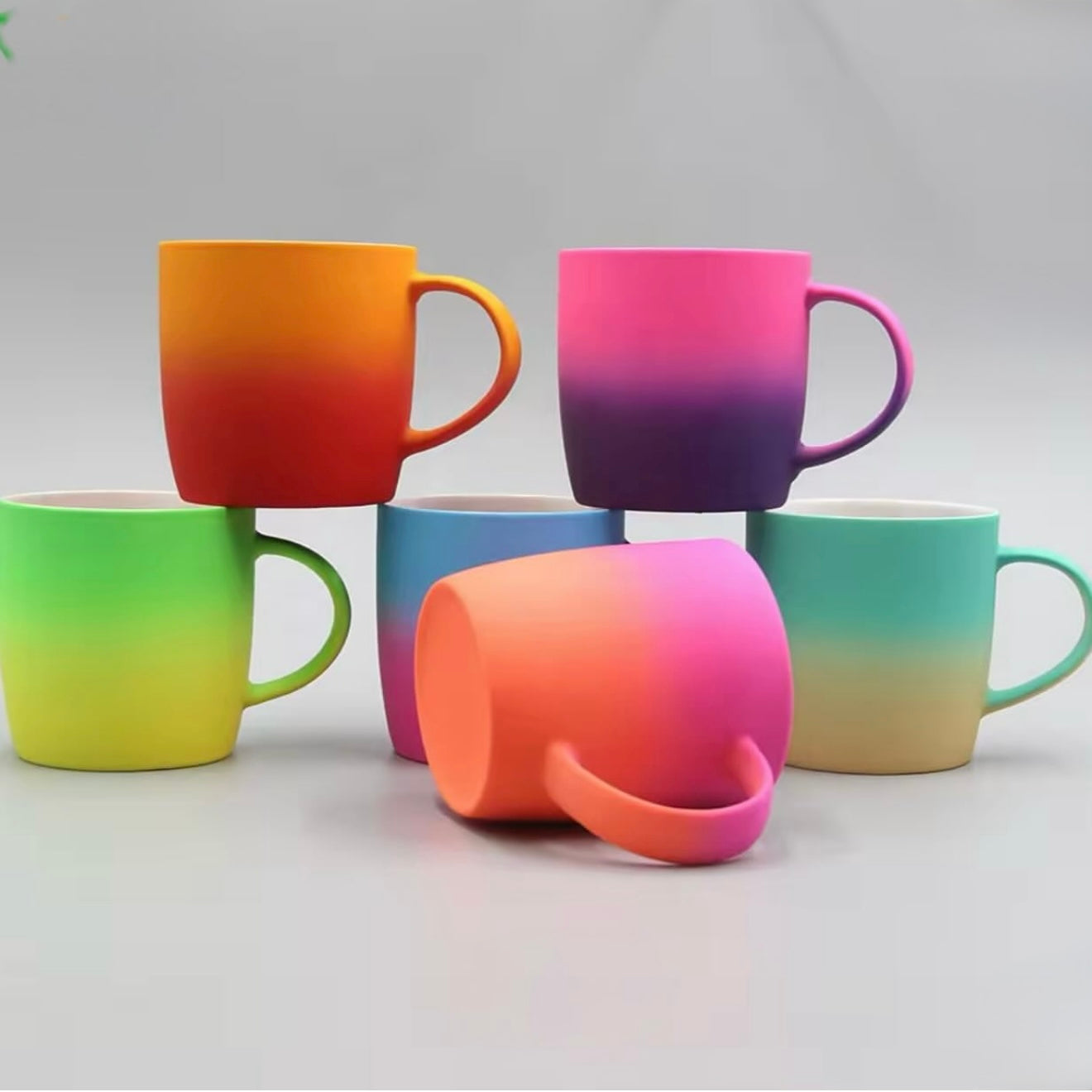 Matt Double Shade Color Cup - Ceramic Mug