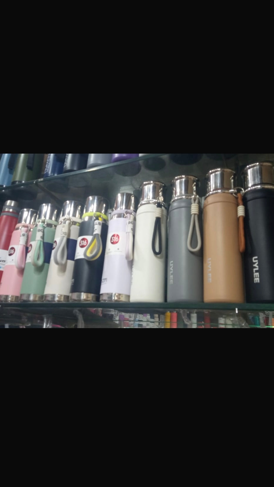 UYLEE Stainless Steel 800ml Water Bottle Insulated Water Bottle for School, Office, gym, Double Wall Water Flask Thermos Flask for Hot&Cold Sports Water Bottle Leak Proof