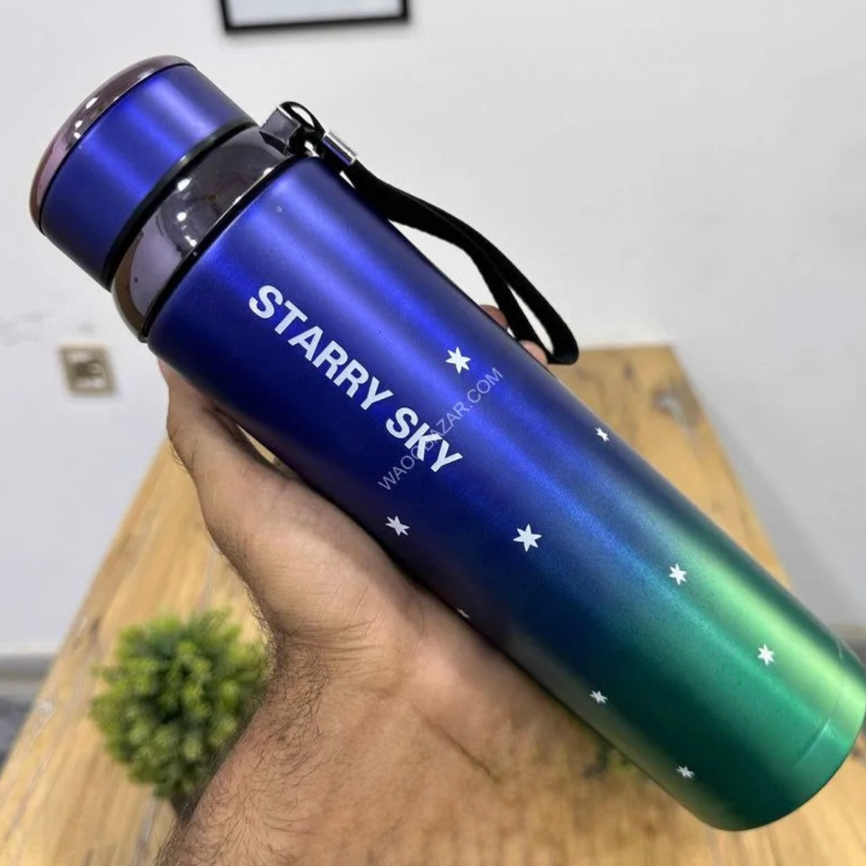 Starry water bottle