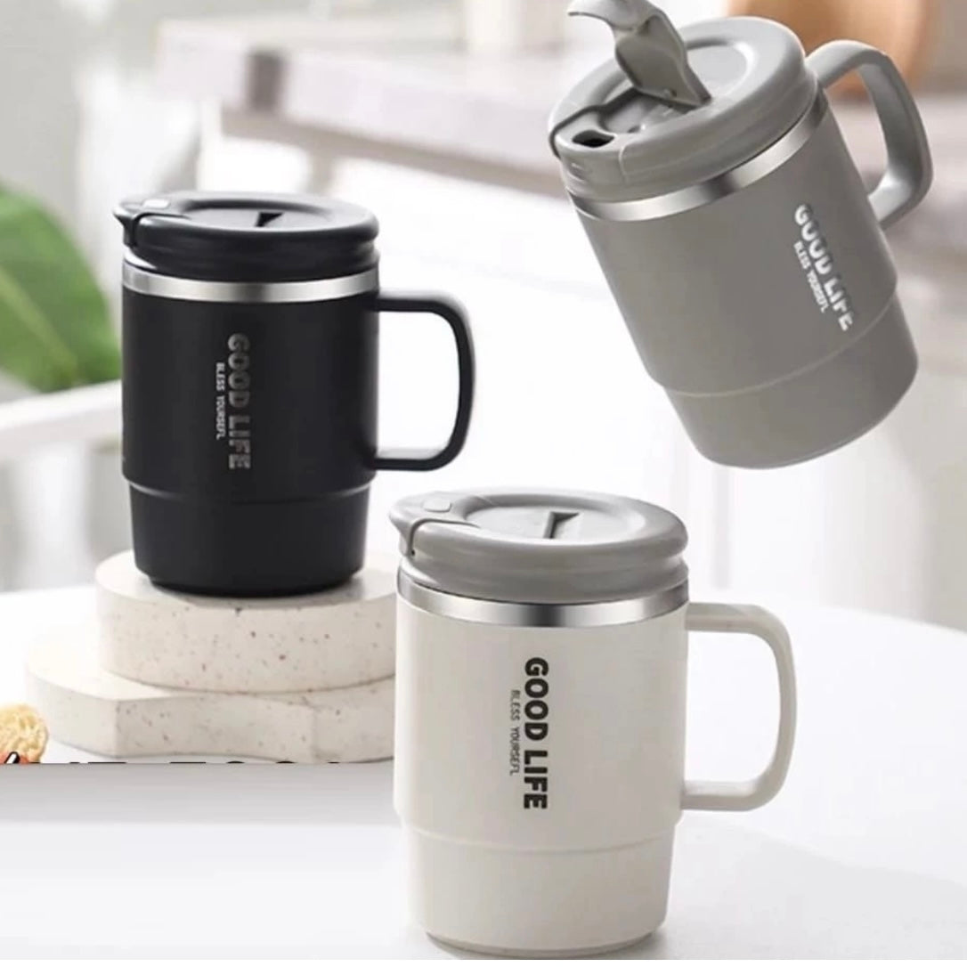 Plain Thermos Coffee Cup Mug 550ml