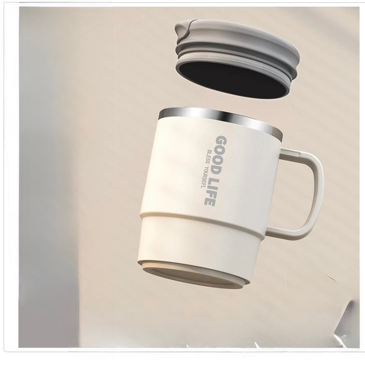 Plain Thermos Coffee Cup Mug 550ml