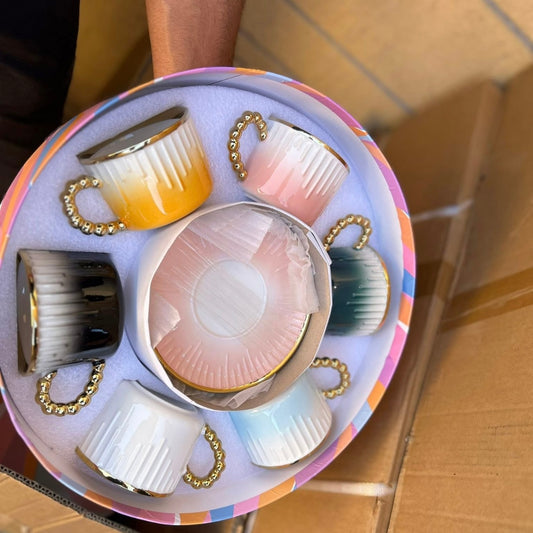 Elegant Gradient Cup saucer set