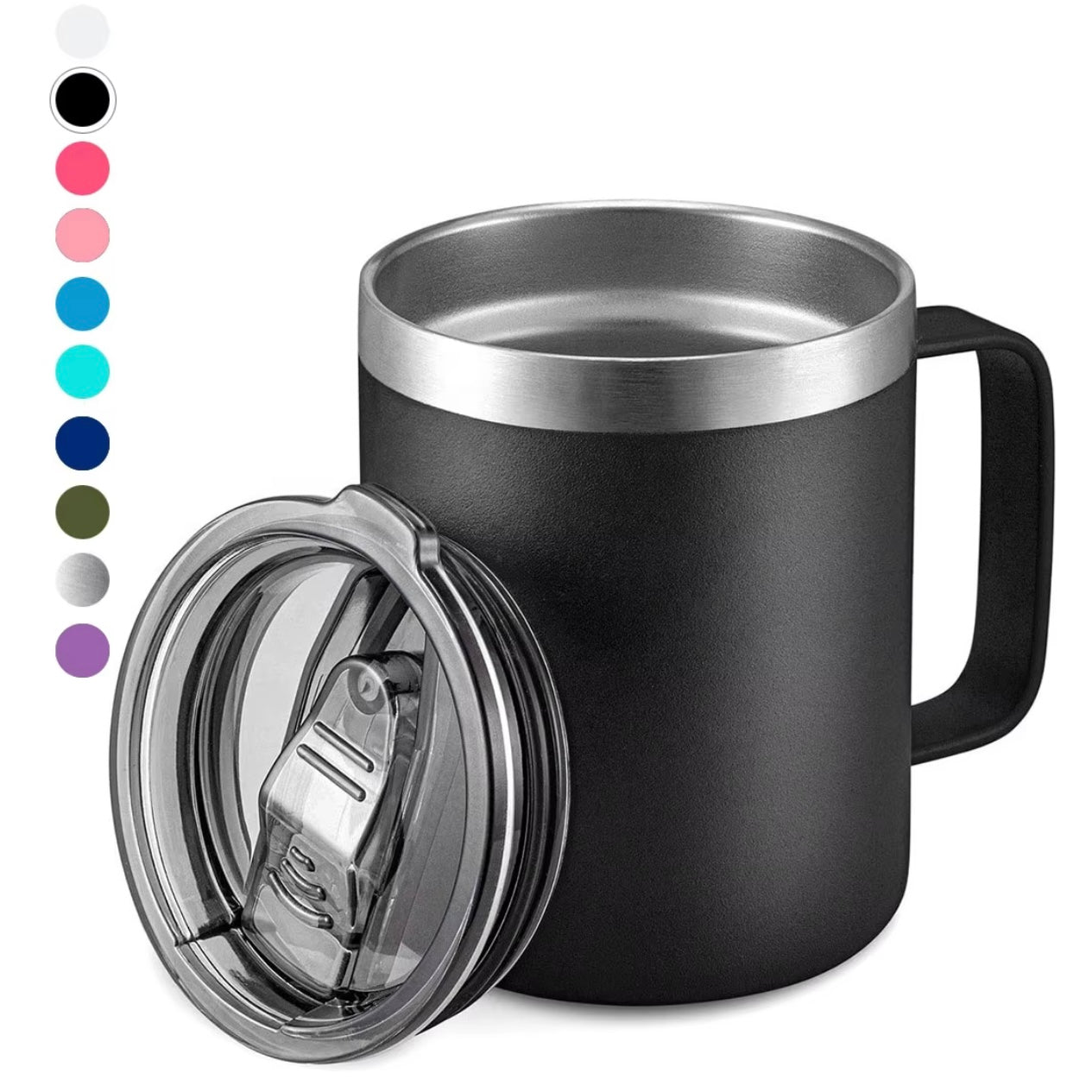 Premium Insulated Stainless Steel Mug with Lid